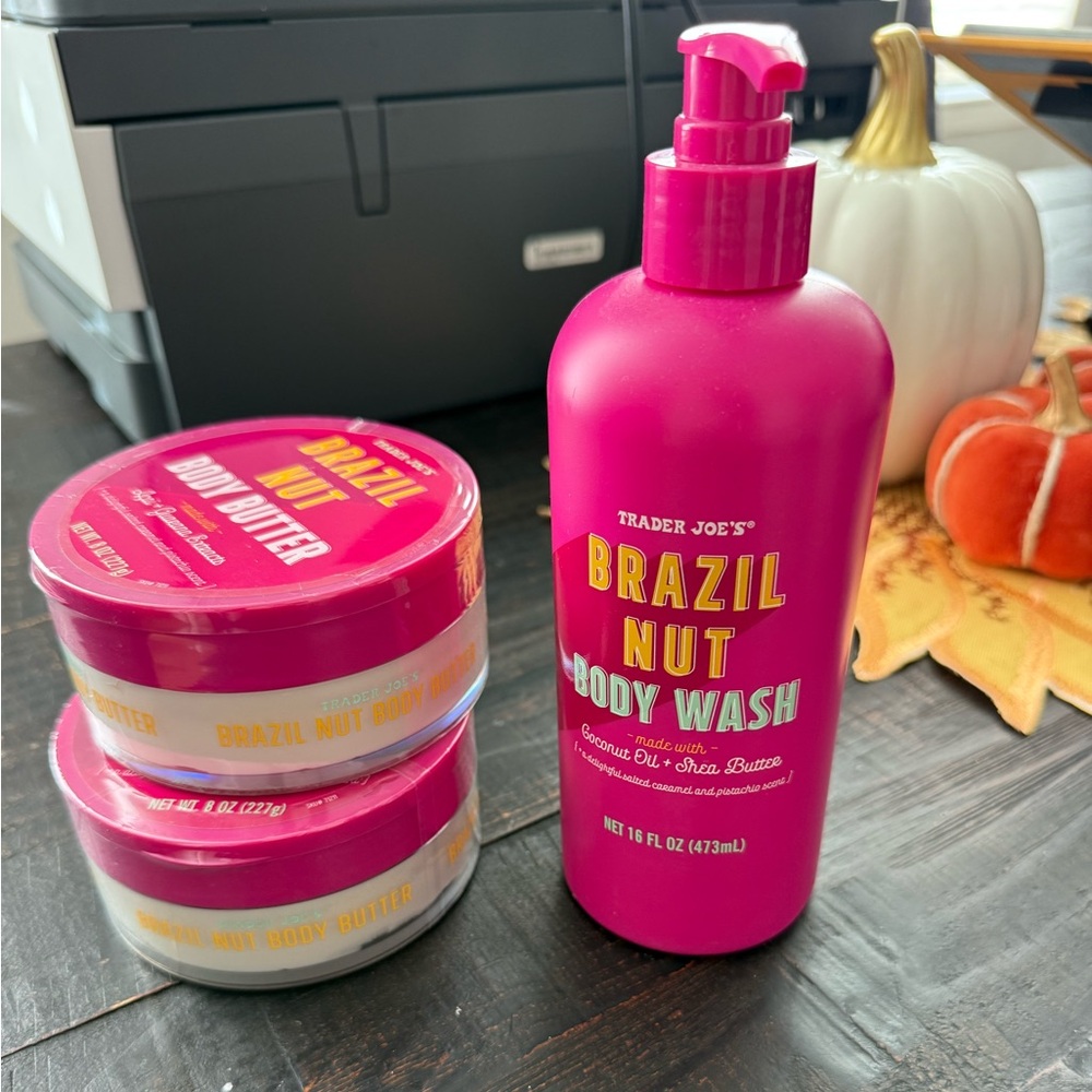 BRAND NEW, Unopened Brazil Nut Body Butter Set of 2 - Trader Joe’s